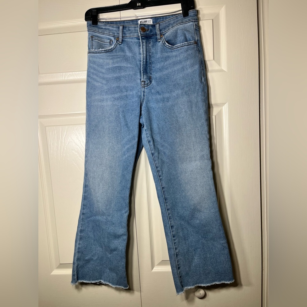 William Rast Women’s‎ Denim High Rise Flare Crop Jeans Size 28